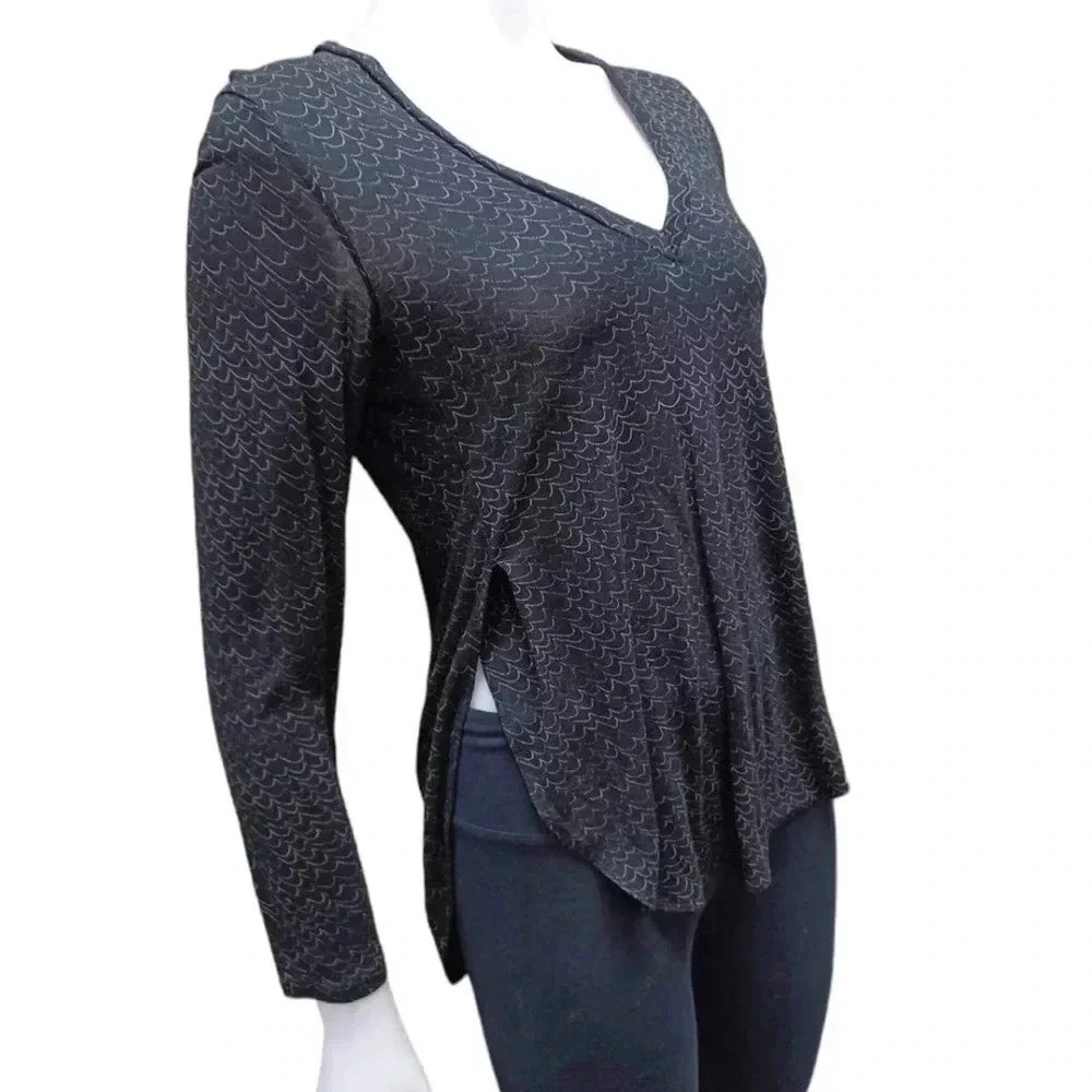 Aritzia Wilfred Free Kati Long Sleeves Top Back Split Size Small